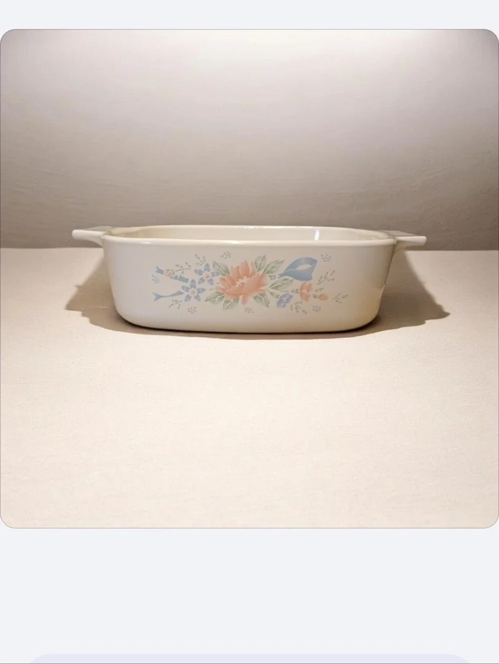 Vintage Corning Ware 1-quart Casserole Dish With Glass Lid